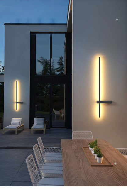 Außenwandleuchte, Lange, Wasserdicht, IP54, Aluminium, Wandlampe für Veranda, Terrasse, Innenräume, Schlafzimmer, Wohnzimmer Dekoration - Unique Outlet