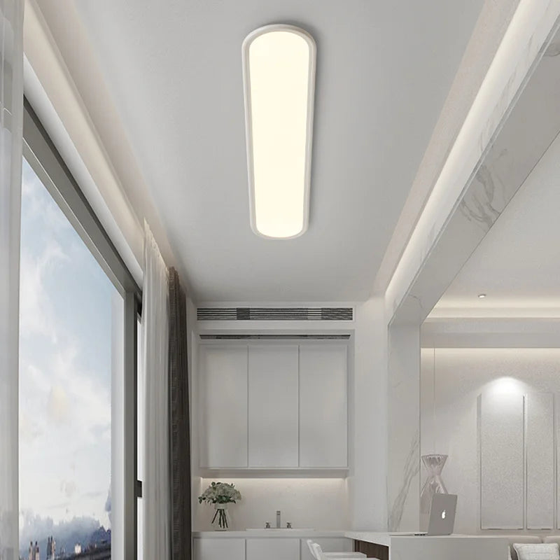 Modernes LED-Deckenlicht "Nordic Acrylic" – Elegante Oberflächenmontierte Beleuchtung für Korridor, Wohn- und Esszimmer - Unique Outlet