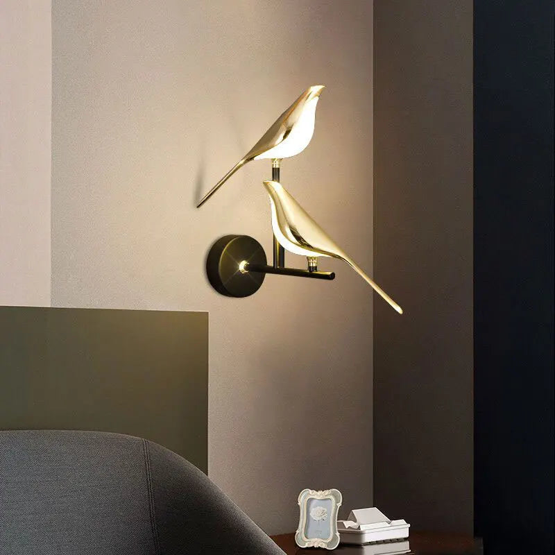 Moderne LED-Wandlampen mit Touch-Schalter für Innenräume – Silberne und Goldene Wandleuchten, Wandappliken zur Dekoration, geeignet für Schlafzimmer - Unique Outlet