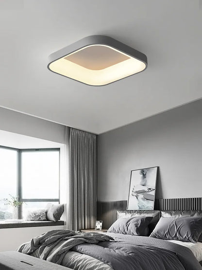 Warmes Schlafzimmerlicht im Nordischen Minimalistischen Stil – Moderne Italienische Runde LED-Lampe für Wohnzimmer und Schlafzimmer - Unique Outlet