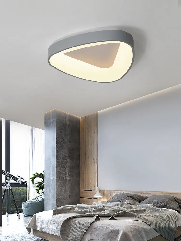 Warmes Schlafzimmerlicht im Nordischen Minimalistischen Stil – Moderne Italienische Runde LED-Lampe für Wohnzimmer und Schlafzimmer - Unique Outlet