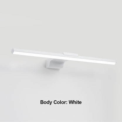 Moderne LED-Wandleuchte, 80 cm bis 100 cm lange Innenwandleuchte, AC85-265V, wasserdicht, Badezimmer-Spiegel-Licht, schwarz, weiß, grau - Unique Outlet