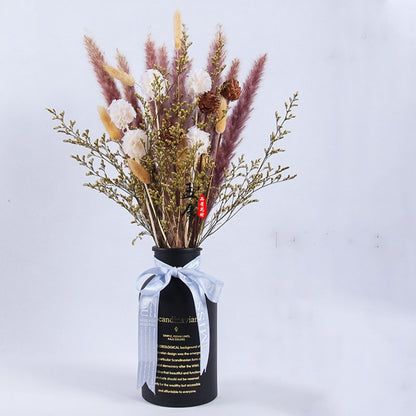 Getrocknete Pampas-Blumen, Pampas-Gras-Dekor (ohne Vase) 30er Set - Unique Outlet