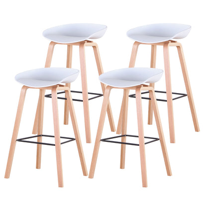 4er Set Modern einfache Barhocker im dänischen Nordic-Stil - Unique Outlet