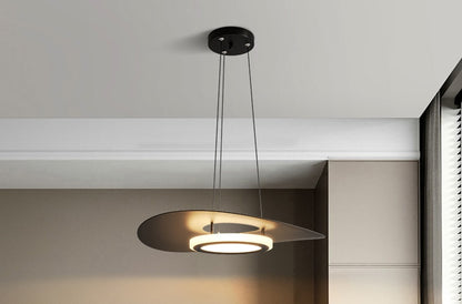 LED-UFO-Hängeleuchte in schlichtem Metall-Design für Esszimmer, Wohnzimmer, Schlafzimmer & Arbeitszimmer - Unique Outlet