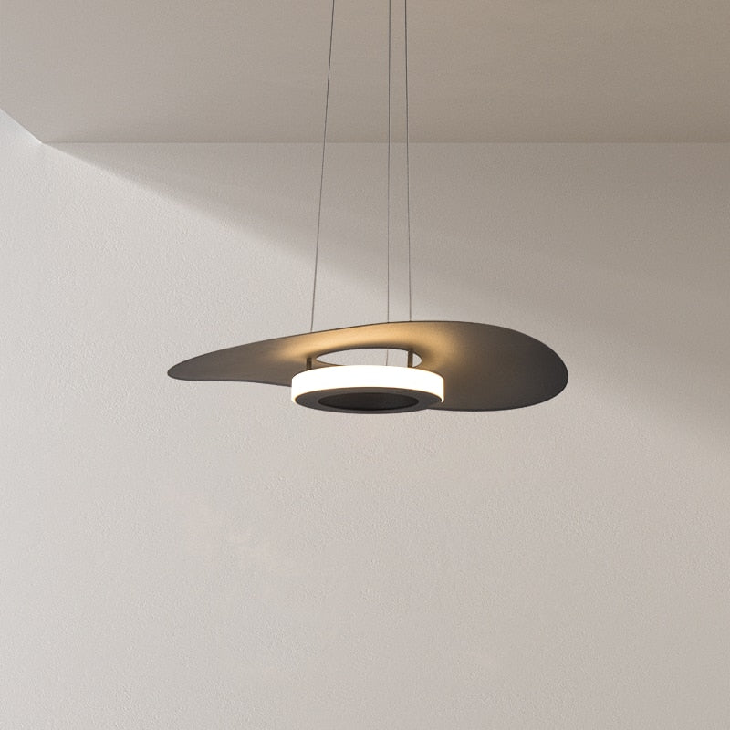 LED-UFO-Hängeleuchte in schlichtem Metall-Design für Esszimmer, Wohnzimmer, Schlafzimmer & Arbeitszimmer - Unique Outlet