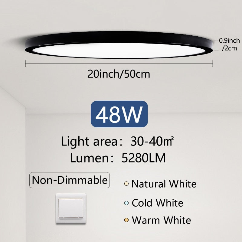 Smart LED Deckenleuchte 48W - Unique Outlet