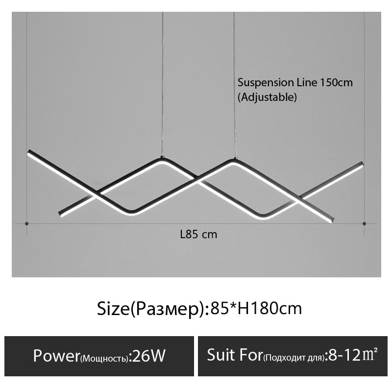 Moderner LED-Leuchte im modernen Stil - Unique Outlet