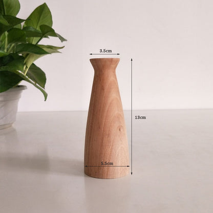 Holzvase für Pflanzen - Unique Outlet