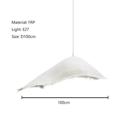 Nordic Wabi Sabi LED Pendelleuchten | 60/80/100cm | Ideal für Wohn- & Esszimmer, Restaurant, Bar | E27 Fassung - Unique Outlet